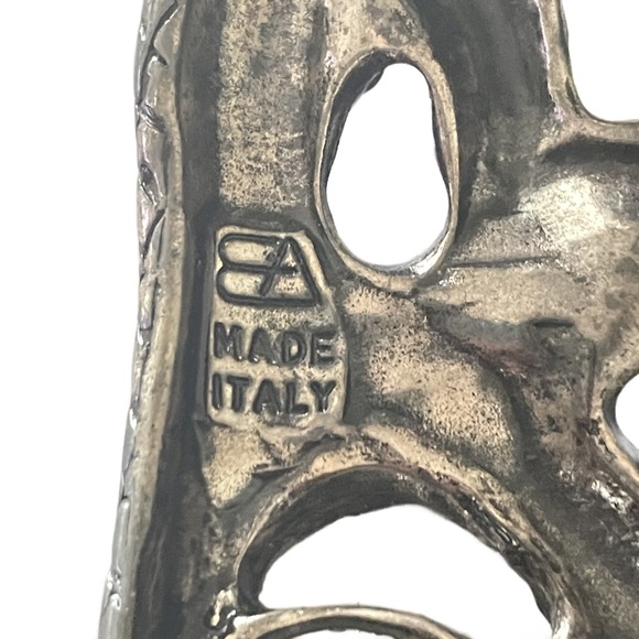 Elliot Rhodes Italy Rhinestone Snake Belt Buckle Unisex READ - Picture 3 of 6